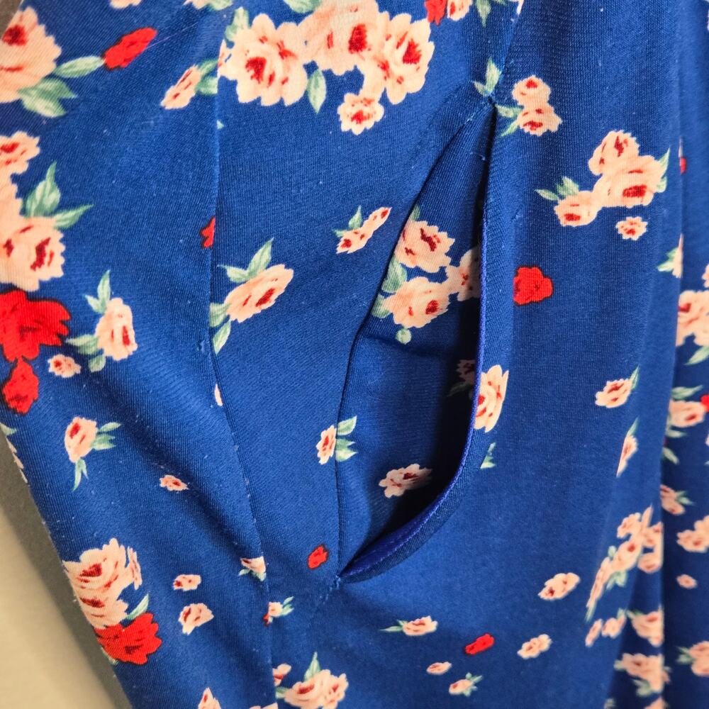 Maggy London Floral Jumpsuit Size US 10 - Picture 8 of 11